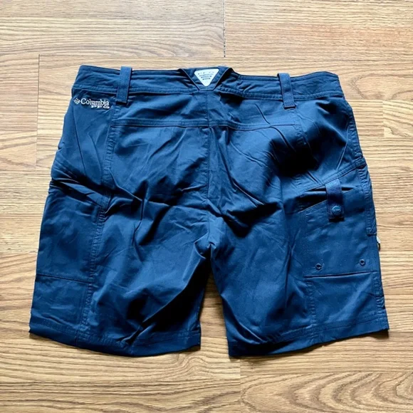 Columbia Women's Navy PFG Shorts Performance Gorpcore Outdoor Hiking - Picture 4 of 7